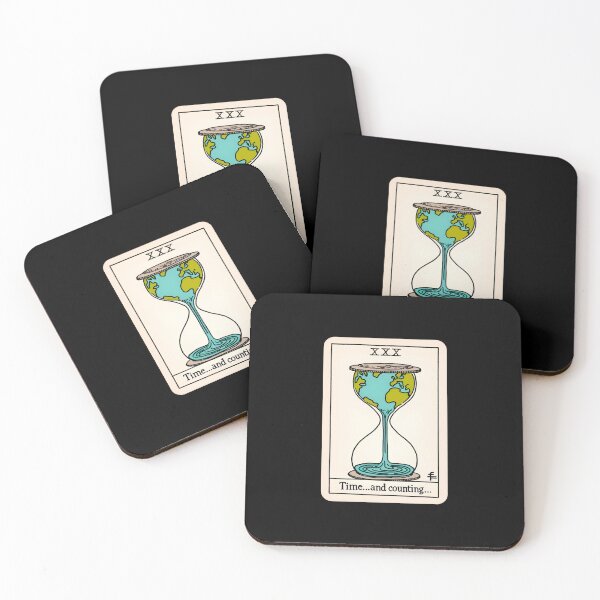 Item preview, Time Tarot Card - Climate Change Awareness Art designed and sold by H Jonas.