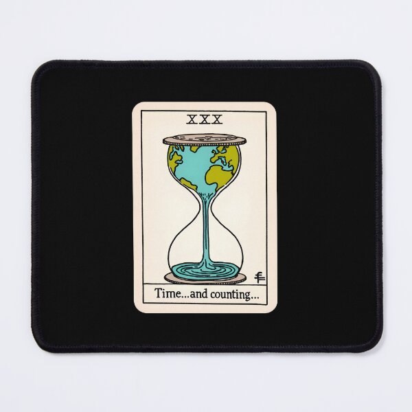 Item preview, Time Tarot Card - Climate Change Awareness Art designed and sold by H Jonas.