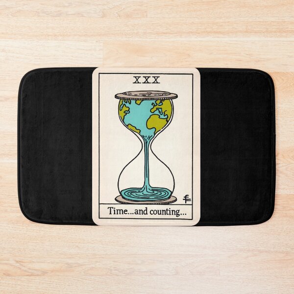 Item preview, Time Tarot Card - Climate Change Awareness Art designed and sold by H Jonas.