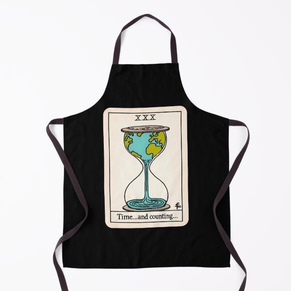 Item preview, Time Tarot Card - Climate Change Awareness Art designed and sold by H Jonas.