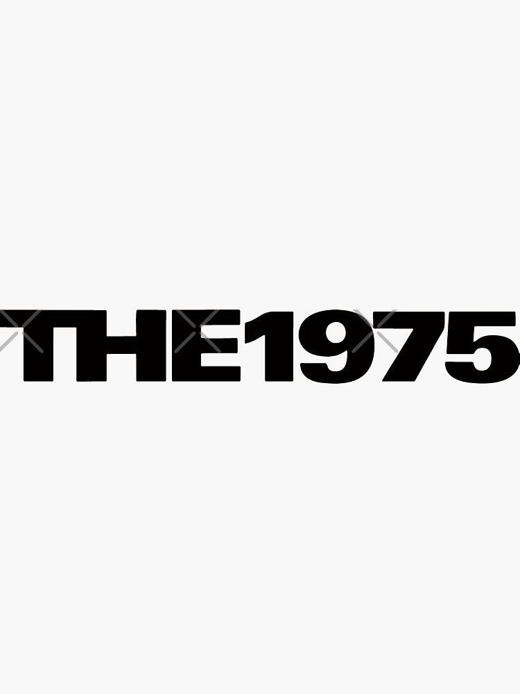 The 1975 公式　ステッカー　バッジが The 1975 Logo Stickers for Sale | Redbubble