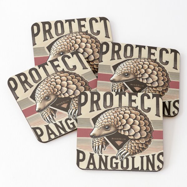 Item preview, Protect Pangolins designed and sold by RetroPop23.