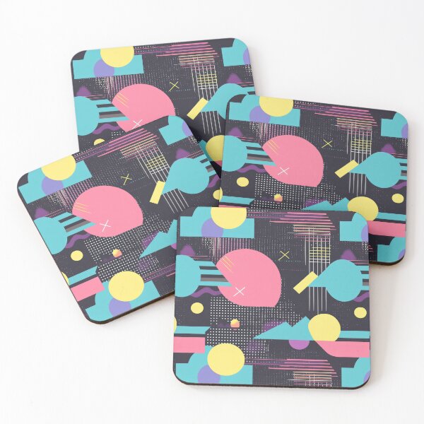 Item preview, 90's dance music themed vibrant pattern No1 designed and sold by Atomura.