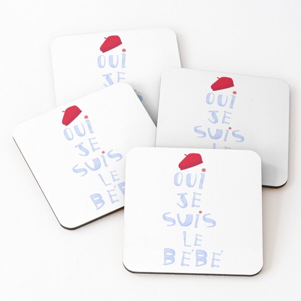 Item preview, French Yes I'm the Baby Oui je suit le bebe saying quote designed and sold by monpetitbijou.