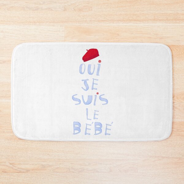 Item preview, French Yes I'm the Baby Oui je suit le bebe saying quote designed and sold by monpetitbijou.