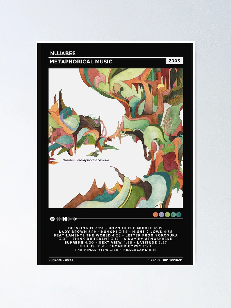 50cm×50cmポスター 2枚セットNujabes額付50cm×50cmポスター】Nujabes modal