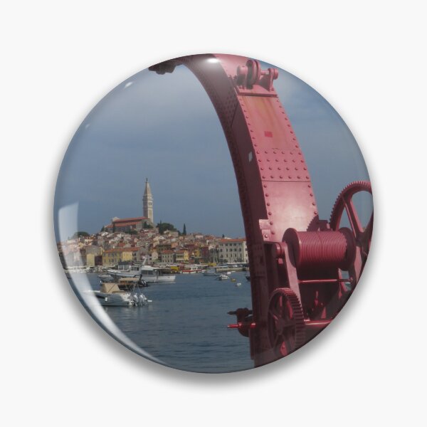 Item preview, Historic Red Boat Crane, Rovinj designed and sold by wiggyofipswich.