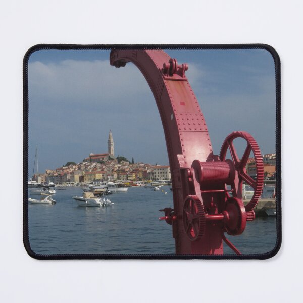 Item preview, Historic Red Boat Crane, Rovinj designed and sold by wiggyofipswich.