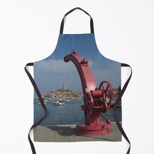Item preview, Historic Red Boat Crane, Rovinj designed and sold by wiggyofipswich.