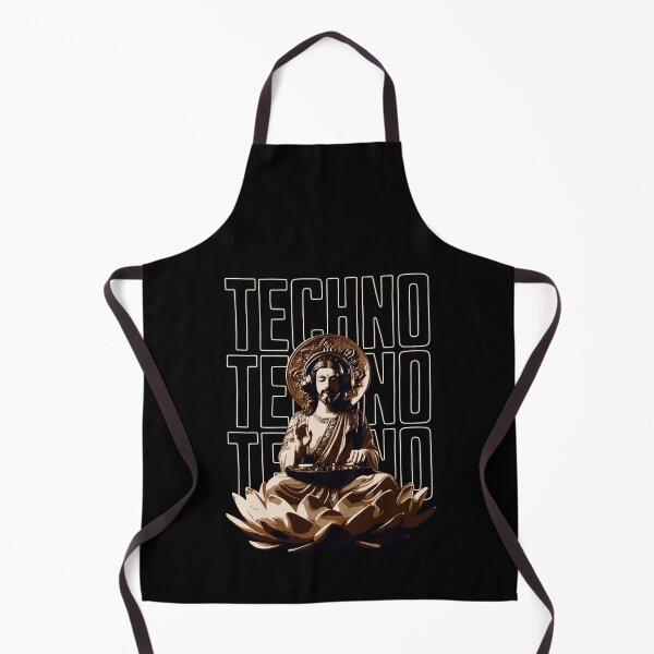 Item preview, Jesus Loves Techno - Techno Music DJ Life designed and sold by Urban-Alien.