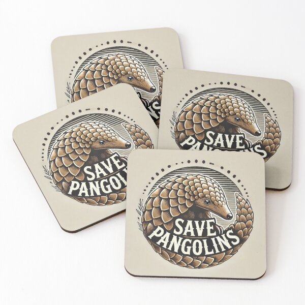 Item preview, SAVE PANGOLINS designed and sold by RetroPop23.