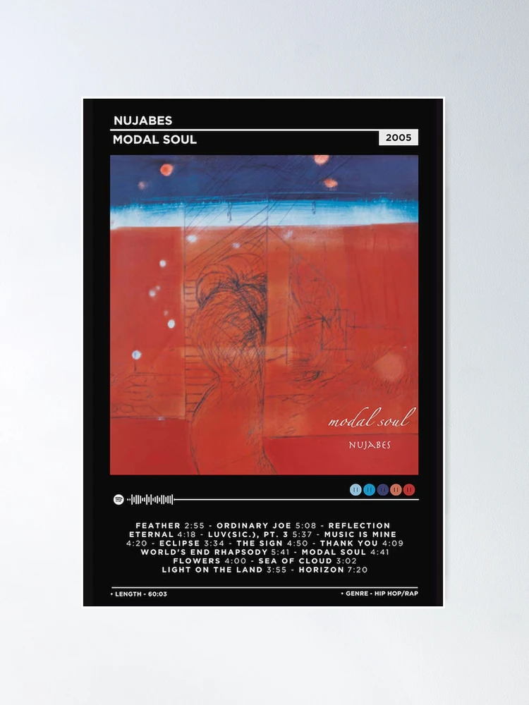 【額付50cm×50cmポスター】Nujabes modal soul Modal Soul - Nujabes Album
