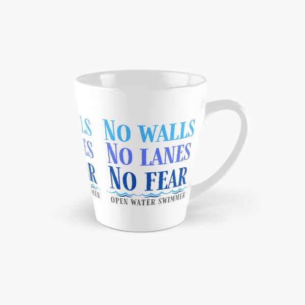 Item preview, No wall no lanes no fear - open water swimming designed and sold by EvergreenWhimsy.