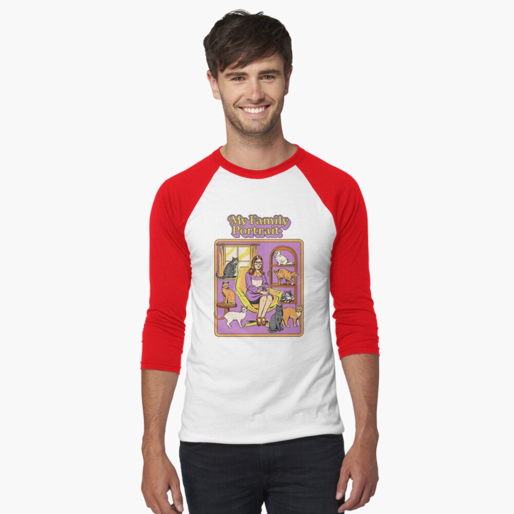 Artikel-Vorschau von Baseballshirt mit 3/4-Arm, designt und verkauft von stevenrhodes.