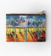 Deep Sunset and Cold Trees Studio Pouch