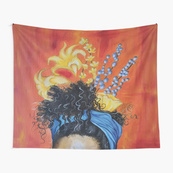 Curly Bouquet Tapestry
