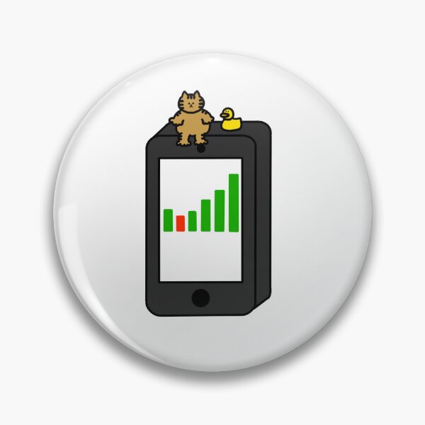 Item preview, a Cat and a Duck on the cellular phone designed and sold by superbaechoo.