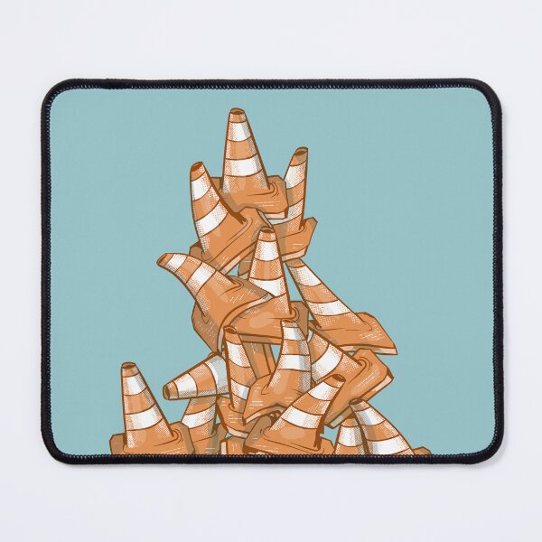 Item preview, Road Cone Orange pyramid designed and sold by piedaydesigns.