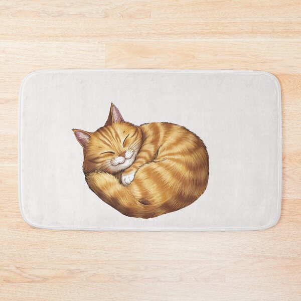 Item preview, Tranquil Cat Sleeps in a Circle  designed and sold by Playful Strokes pom@pom.
