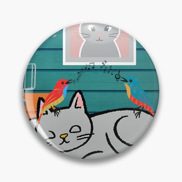Artikelvorschau, Die Vögel singen, während die Katze schläft entworfen und verkauft von Decimo12.