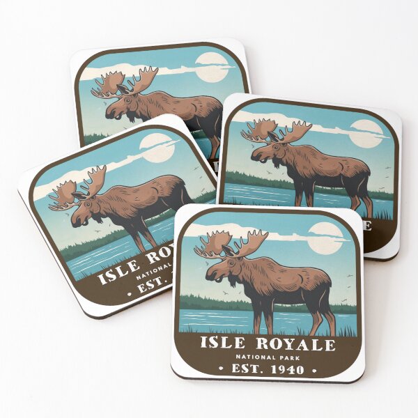 Item preview, Vintage Isle Royale National Park designed and sold by RabbitK.