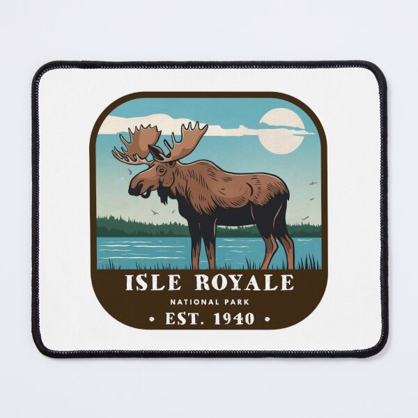 Item preview, Vintage Isle Royale National Park designed and sold by RabbitK.
