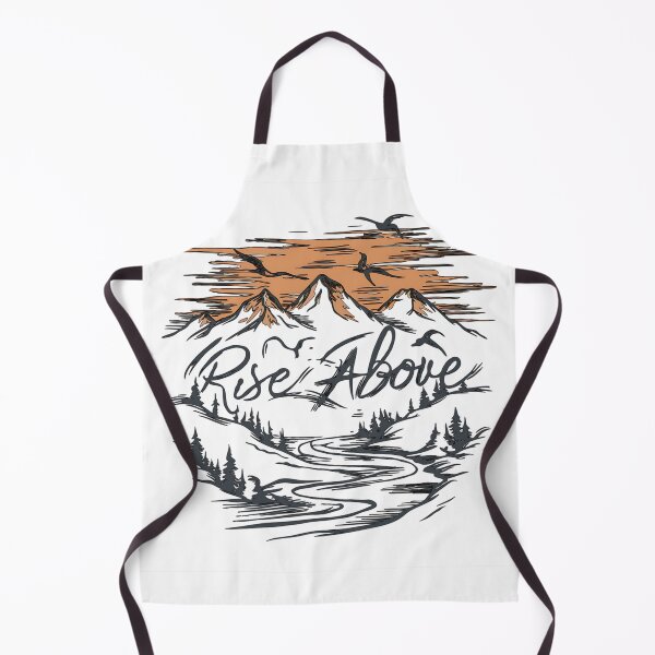 Item preview, Rise Above - Inspirational Mountain Design T-shirt designed and sold by Vector_Vibes.