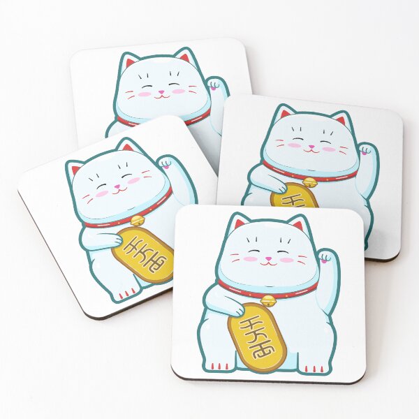 Item preview, Cute Cartoon Character of Japanese Cat Called Maneki Neko designed and sold by alvariski.