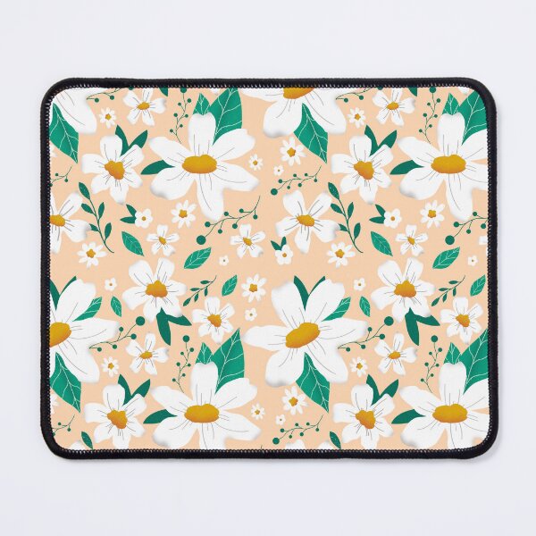 Item preview, White Flowers On Repeat designed and sold by CarolineBoulet.