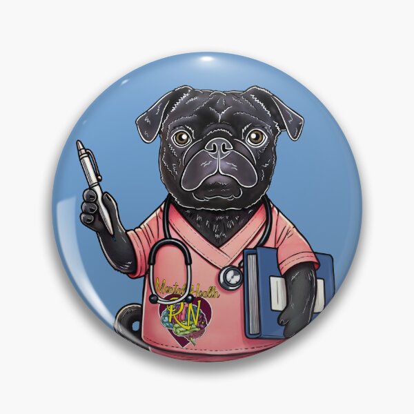 Item preview, Psych Nurse Puggy designed and sold by FivePugs.