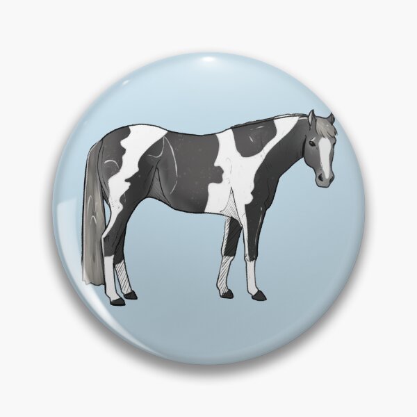 Item preview, Steel Gray Tobiano American Quarter Horse designed and sold by Kgerdoodles.