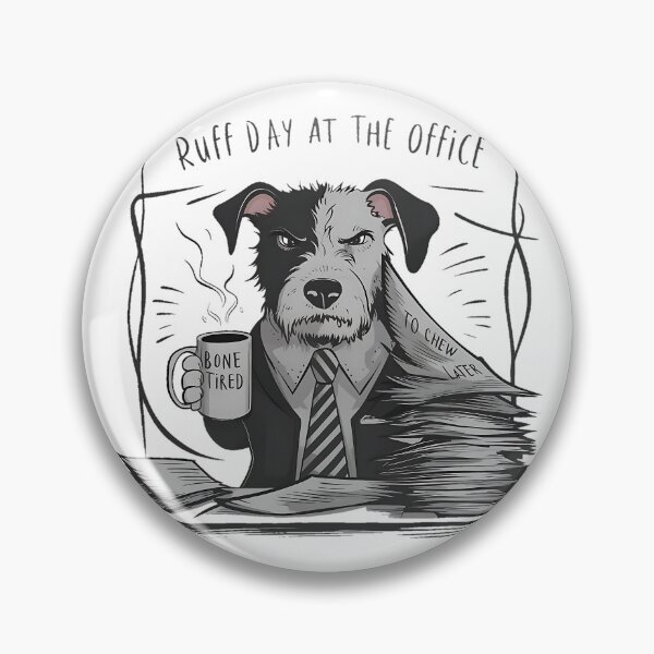 Item preview, Ruff Day at the Office - Funny Dog Work T-shirt designed and sold by Vector_Vibes.