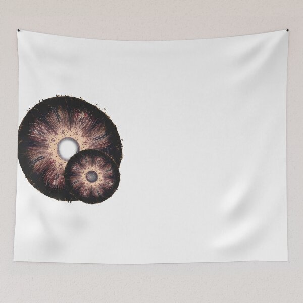 Item preview, Hero Fungi and Heroine Funga Psychedelic Psilocybe Cubensis Mushrooms Spore Canvas Photographic Art Print designed and sold by Zenithara.