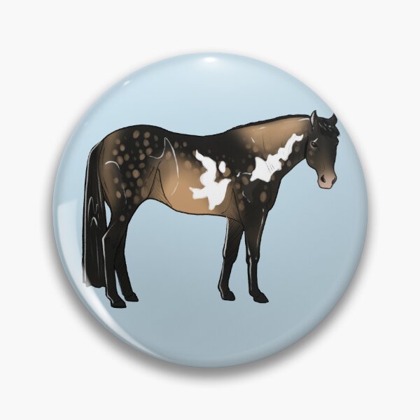 Item preview, Sooty Buckskin Overo American Quarter Horse designed and sold by Kgerdoodles.