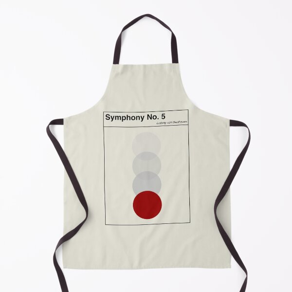 Item preview, Beethoven Symphony No 5 Minimalist Abstract Art Design designed and sold by kakarikihill.
