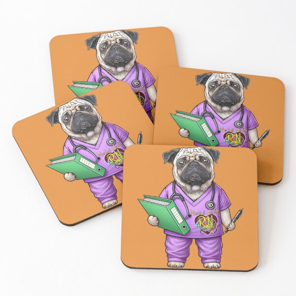 Item preview, Psych Nurse Puggy designed and sold by FivePugs.