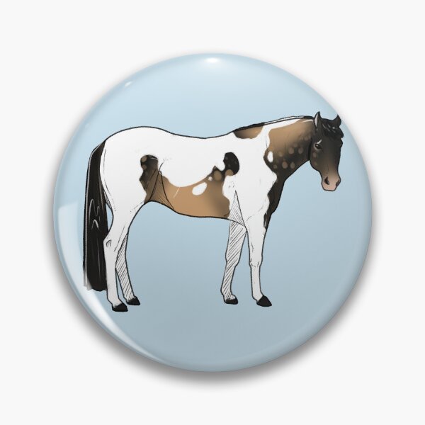 Item preview, Sooty Buckskin Tovero American Quarter Horse designed and sold by Kgerdoodles.