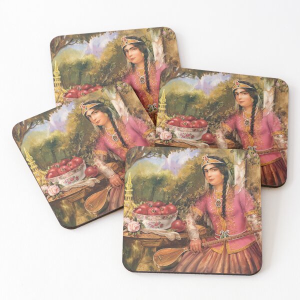 Item preview, Iranian Qajar era girl, Persian art, Iranian painting, Iran designed and sold by mazis.