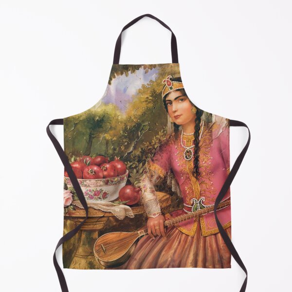 Artikelvorschau, Iranisches Mädchen aus der Qajar-Ära, persische Kunst, iranische Malerei, Iran entworfen und verkauft von mazis.