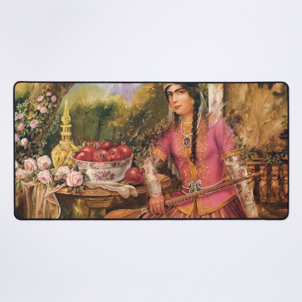 Item preview, Iranian Qajar era girl, Persian art, Iranian painting, Iran designed and sold by mazis.