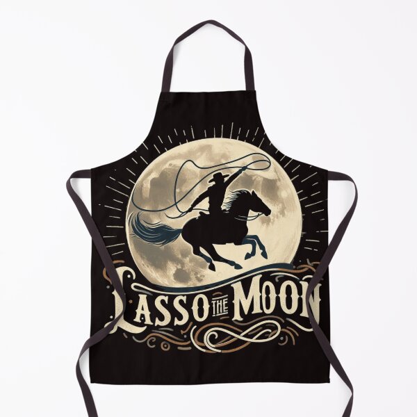 Item preview, Lasso the Moon Vintage Western Cowboy Silhouette designed and sold by GardenReign.