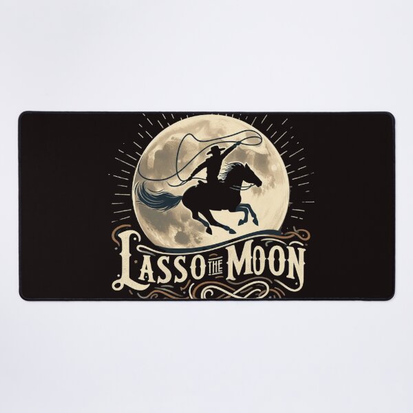 Item preview, Lasso the Moon Vintage Western Cowboy Silhouette designed and sold by GardenReign.
