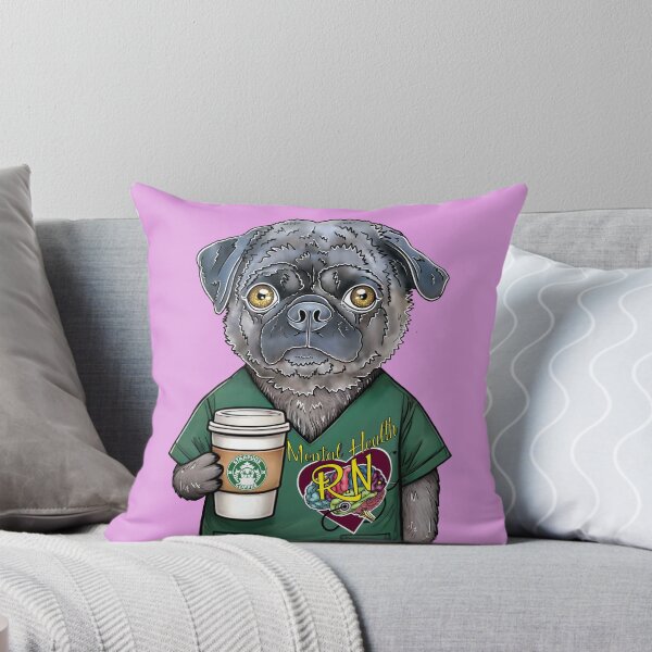 Item preview, Psych Nurse Puggy designed and sold by FivePugs.