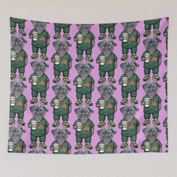 Item preview, Psych Nurse Puggy designed and sold by FivePugs.