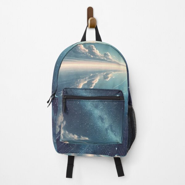 Item preview, Celestial Nightscape with Crescent Moon Reflection	 designed and sold by bietamatkhong.