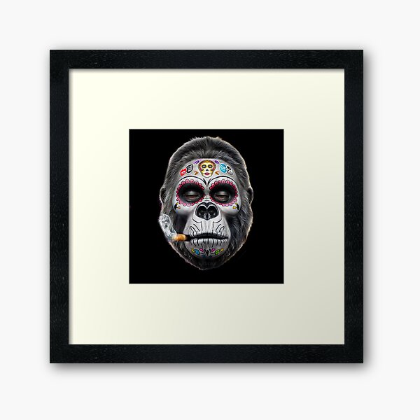 Vista previa del artículo con la obra «Gorila Catrina», diseñado y vendido por kenichy.