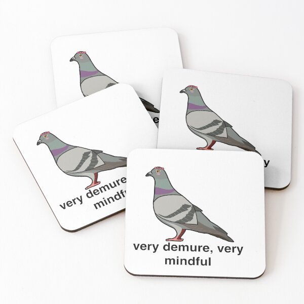 Item preview, very demure, very mindful pigeon designed and sold by fujimocha.