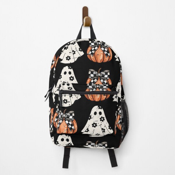 Item preview, spooky but preety pumpkins and ghosts, halloween pattern designed and sold by in-leggings.