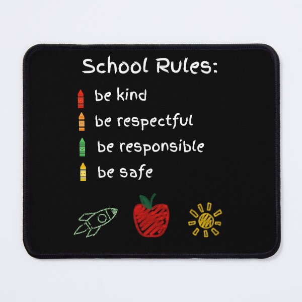 Item preview, School Rules designed and sold by 7ofUsDesigns.
