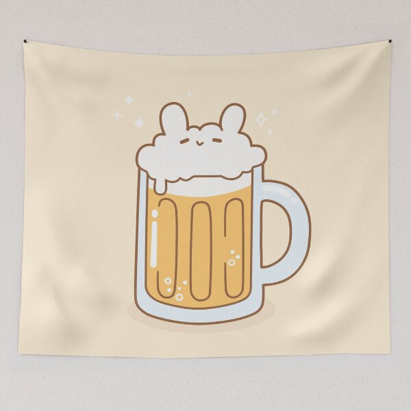 Item preview, Hoppy Kawaii Bunny Beer designed and sold by Greenbunny.